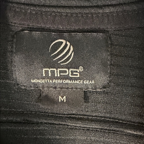 MPG Black Ribbed Performance Zip Jacket - Picture 2 of 7
